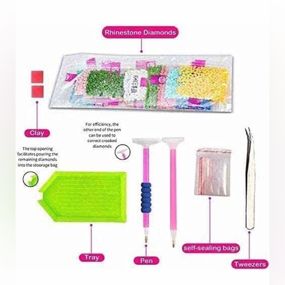 Diamond Painting Flowers Diamond Art Full Drill Diamond Painting Kits - Picture 6 of 8